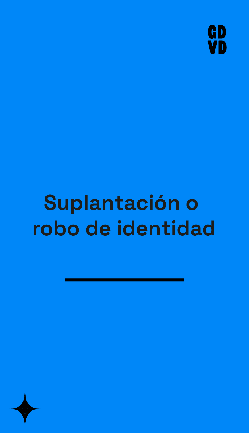 Suplantación o robo de identidad